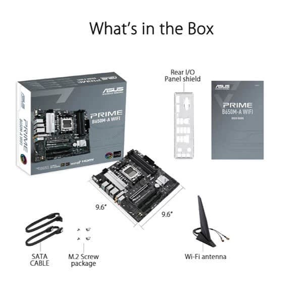 Asus Prime B650M-A WIFI AMD Motherboard - 5