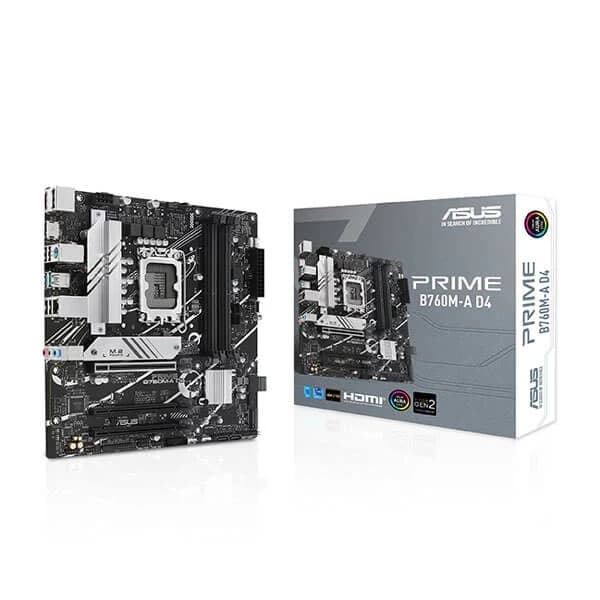 Asus Prime B760M-A D4 Intel Motherboard Supports Intel 12th, 13th & 14th Gen Processors - 1