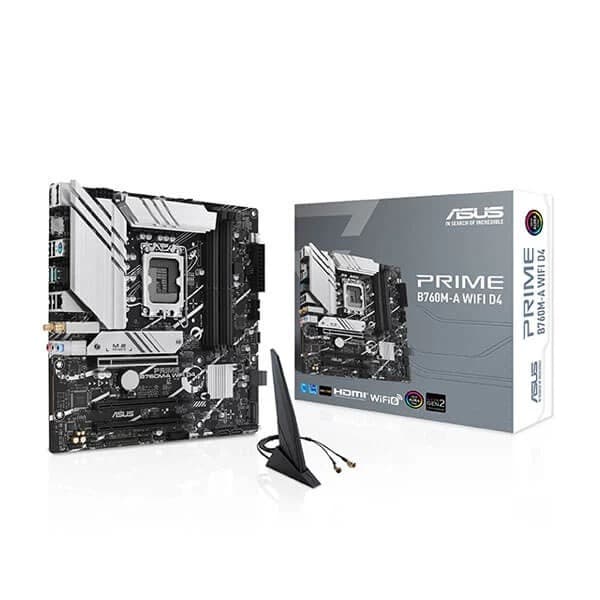 Asus Prime B760M-A WIFI Motherboard Supports Intel 12th, 13th & 14th Gen Processors - 9