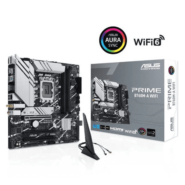 Asus Prime B760M-A WIFI Motherboard Supports Intel 12th, 13th & 14th Gen Processors - 2