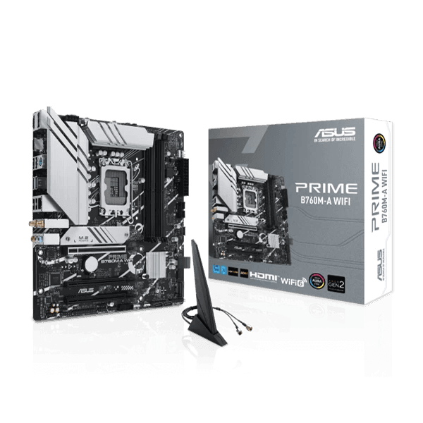 Asus Prime B760M-A WIFI Motherboard Supports Intel 12th, 13th & 14th Gen Processors - 1