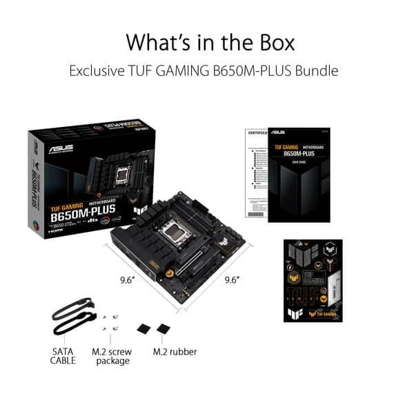 Asus TUF Gaming B650M Plus Motherboard - 5