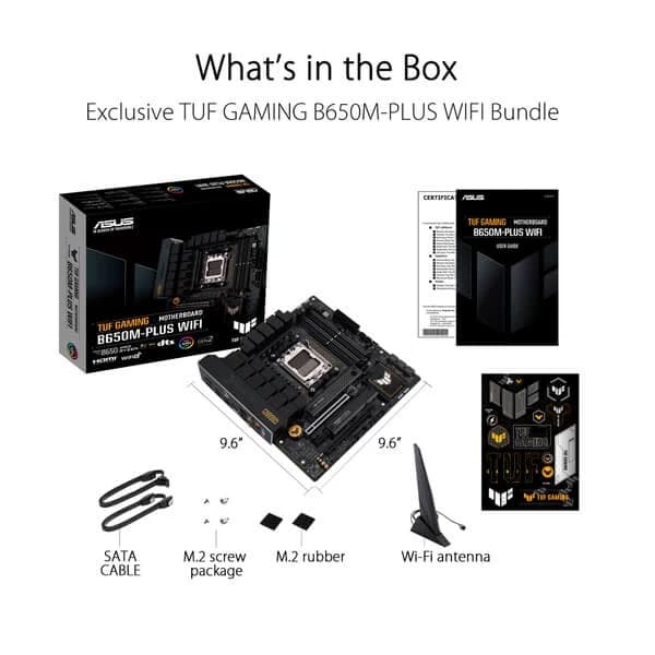 Asus TUF Gaming B650M Plus WIFI Motherboard - 5