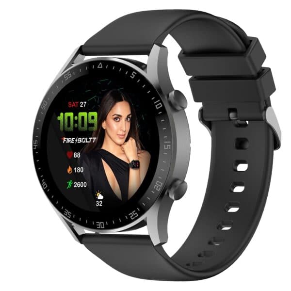 Fire Boltt Talk 2 Smartwatch (Black) - 1