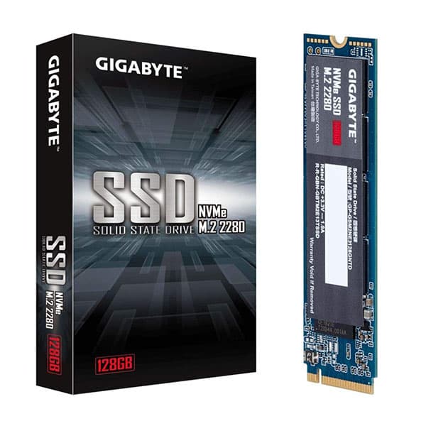 GIGABYTE NVME 128GB M.2 Gen3 Internal Solid State Drive GSM2NE3128GNTD - 1