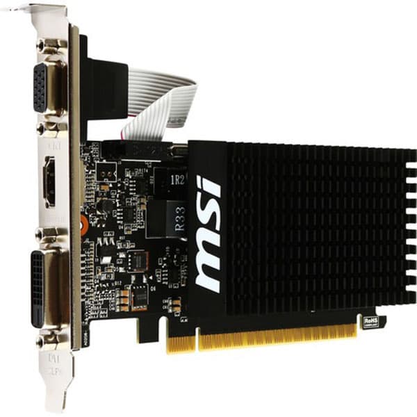 MSI GT 710 2GB DDR3 Low Profile Graphic Card - 4