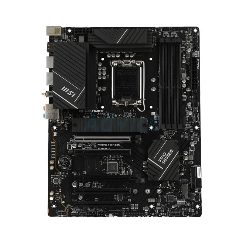 Msi Pro B760-p Wifi Ddr4 Intel Motherboard Supports Intel 12th , 13th & 14th Gen Processors - 2