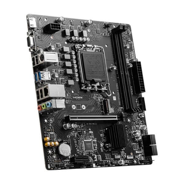 MSI Pro B760M-E DDR4 Intel Motherboard Supports Intel 12th , 13th & 14th Gen Processors - 4