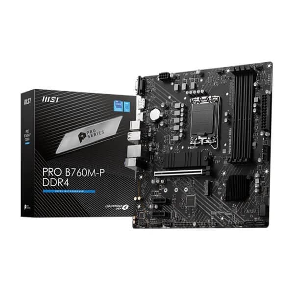 MSI Pro B760M-P DDR4  Intel Motherboard - 1