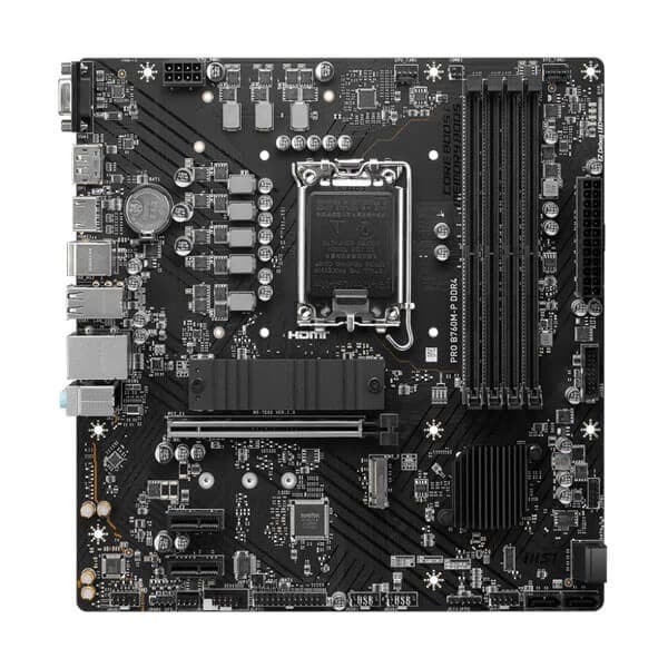 MSI Pro B760M-P DDR4  Intel Motherboard - 2