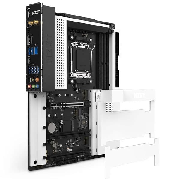 Nzxt N7 B650e Amd B650 Am5 Atx Motherboard (White) - 5