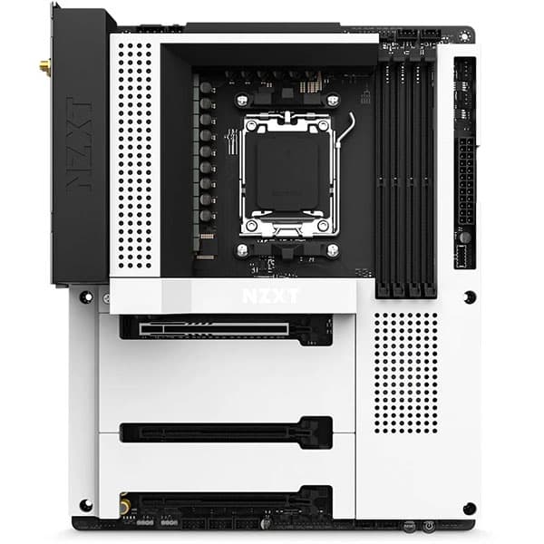 Nzxt N7 B650e Amd B650 Am5 Atx Motherboard (White) - 4