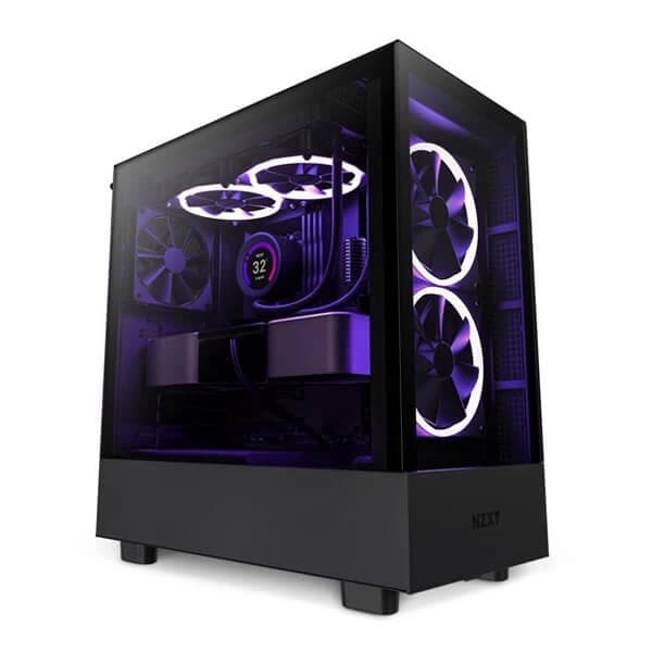 NZXT H5 Elite (E-ATX) Mid Tower Cabinet (Black) - 1