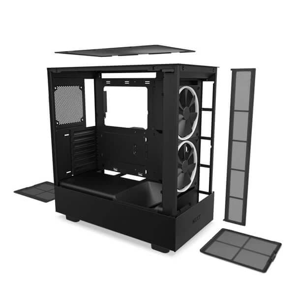 NZXT H5 Elite (E-ATX) Mid Tower Cabinet (Black) - 5