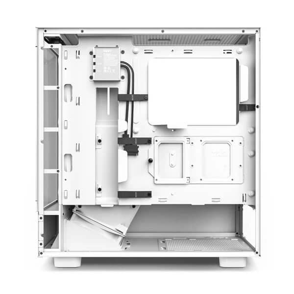 NZXT H5 Elite (E-ATX) Mid Tower Cabinet (White) - 3