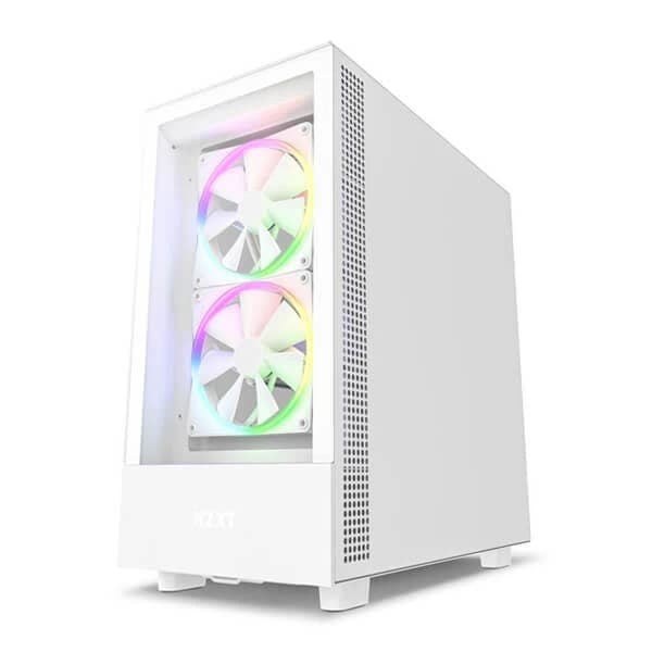NZXT H5 Elite (E-ATX) Mid Tower Cabinet (White) - 4