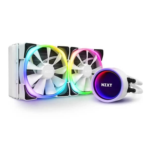 NZXT Kraken X53 RGB CPU Liquid Cooler (White) - 1