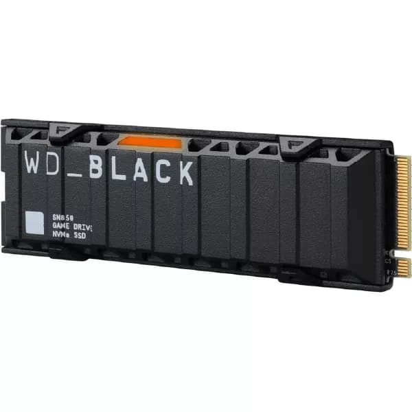 Western Digital Black SN850 2TB M.2 NVMe Gen4 SSD (with Heatsink) - 2