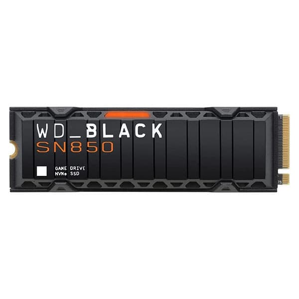 Western Digital Black SN850 2TB M.2 NVMe Gen4 SSD (with Heatsink) - 1