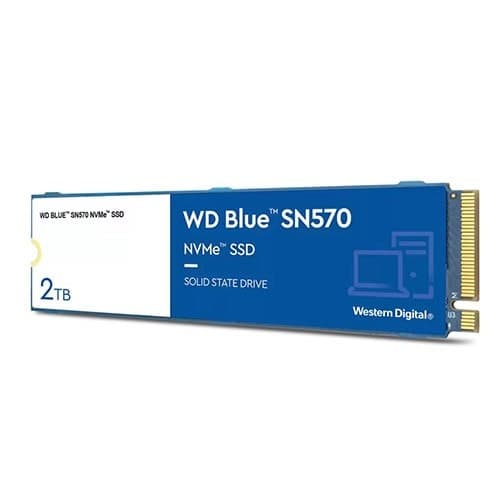 Western Digital Blue SN570 2TB M.2 NVMe Gen3 SSD - 1