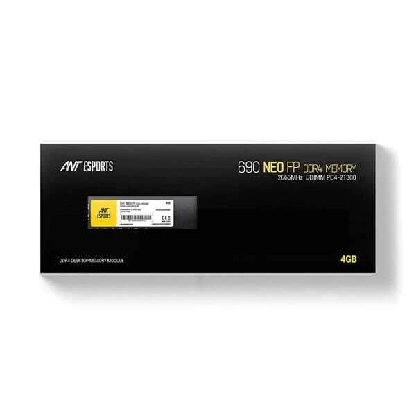 Ant Esports 690 Neo FP Series 4GB DDR4 2666 Mhz Desktop RAM - 2