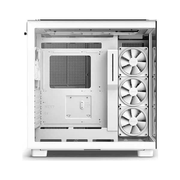 NZXT H9 Elite Dual-Chamber ATX Mid-Tower PC Gaming Case White - 3