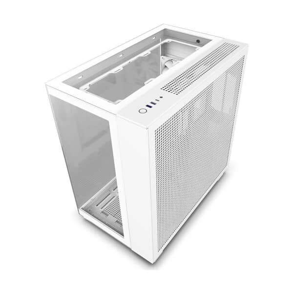NZXT H9 Elite Dual-Chamber ATX Mid-Tower PC Gaming Case White - 4