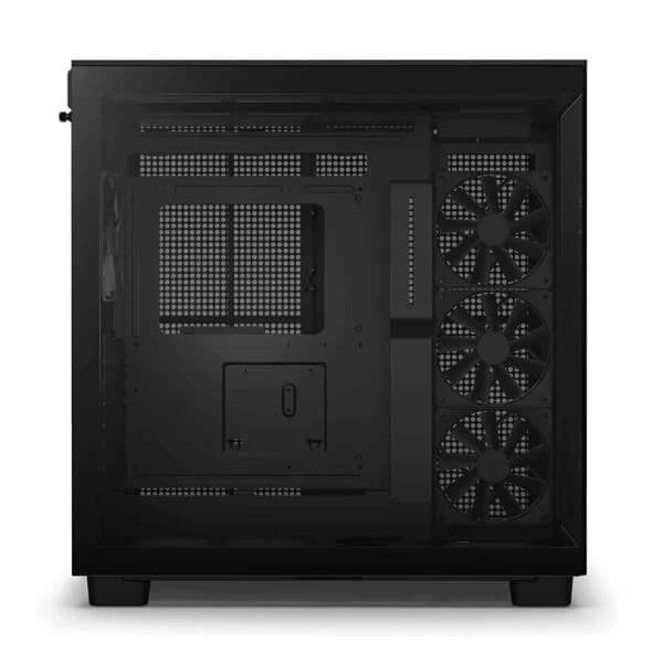 NZXT H9 Flow Dual-Chamber ATX Mid-Tower PC Gaming Case Black - 3