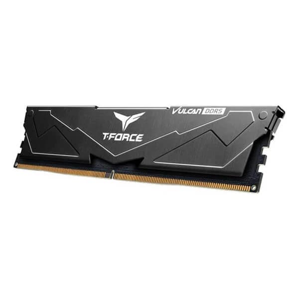 TeamGroup T-Force Vulcan Series 16GB (16GBx1) DDR5 6000MHz CL38 Desktop Ram (Black) - 2
