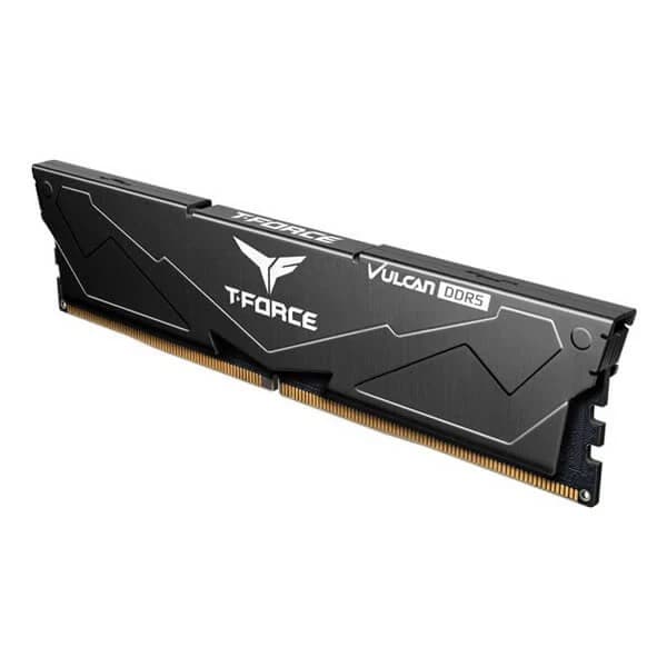 TeamGroup T-Force Vulcan Series 16GB (16GBx1) DDR5 6000MHz CL38 Desktop Ram (Black) - 4