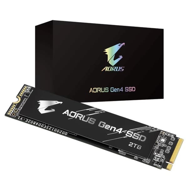 Gigabyte Aorus 2TB AG42TB M.2 NVMe Gen4 Internal Solid State Drive - 3