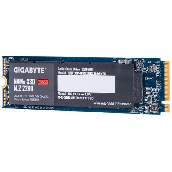 GIGABYTE NVME 256GB M.2 Gen3 Internal Solid State Drive - 3