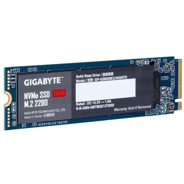 GIGABYTE NVME 256GB M.2 Gen3 Internal Solid State Drive - 4