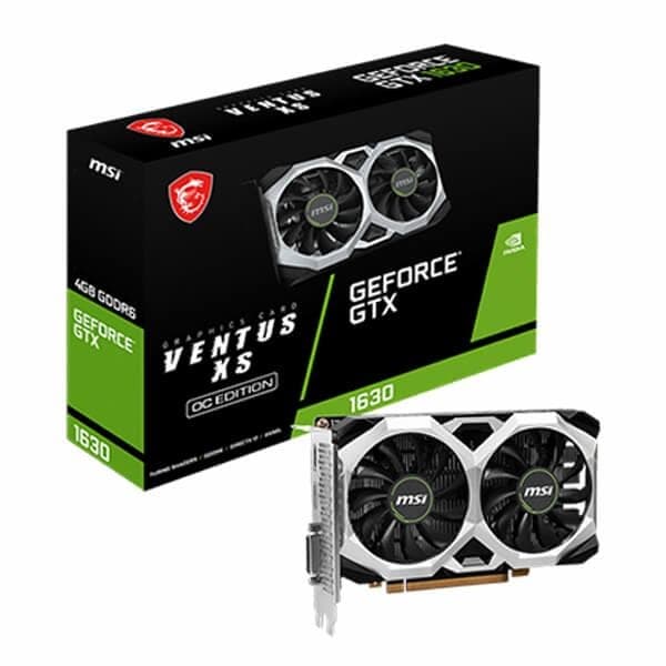 MSI GTX 1630 Ventus XS OC 4GB Gaming Graphics Card - 1
