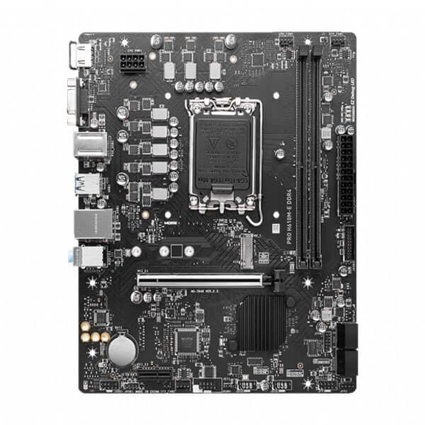 MSI Pro H610M-E DDR4 Intel Motherboard Supports Intel 12th , 13th & 14th Gen Processors - 5