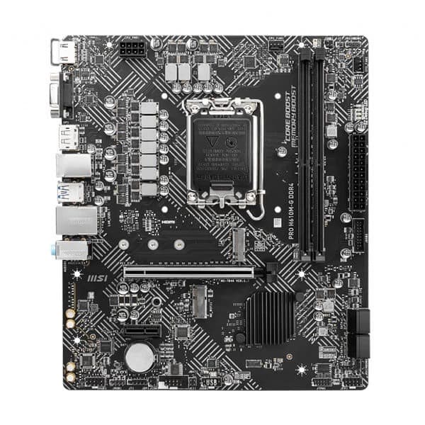 MSI Pro H610M-G DDR4 Intel Motherboard Supports Intel 12th , 13th & 14th Gen Processors - 2