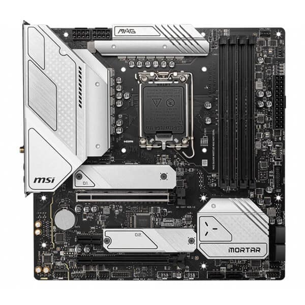 MSI MAG B660M Mortar MAX WIFI DDR4 Intel Motherboard Supports Intel 12th , 13th & 14th Gen Processors - 2