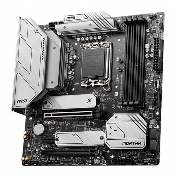 MSI MAG B660M Mortar MAX WIFI DDR4 Intel Motherboard Supports Intel 12th , 13th & 14th Gen Processors - 3
