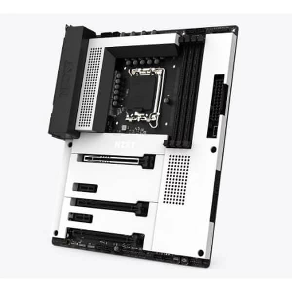 Nzxt N7 Z790 (Wi-Fi) Motherboard DDR5 Supports LGA 1700 Intel 12th, 13th & 14th Gen Intel Processors - White - 1