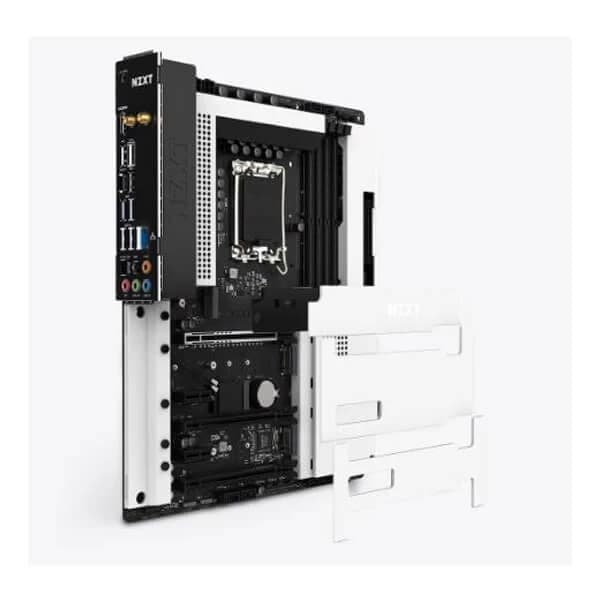 Nzxt N7 Z790 (Wi-Fi) Motherboard DDR5 Supports LGA 1700 Intel 12th, 13th & 14th Gen Intel Processors - White - 3
