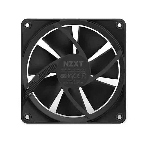 NZXT F120 RGB Duo Black - 120mm PWM RGB Cabinet Fan (Single Pack) - 3