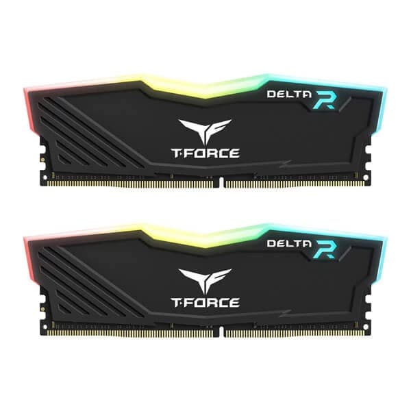 TeamGroup T-Force Delta RGB 32GB (16GBx2) DDR4 Ram 3600Mhz Black - 2