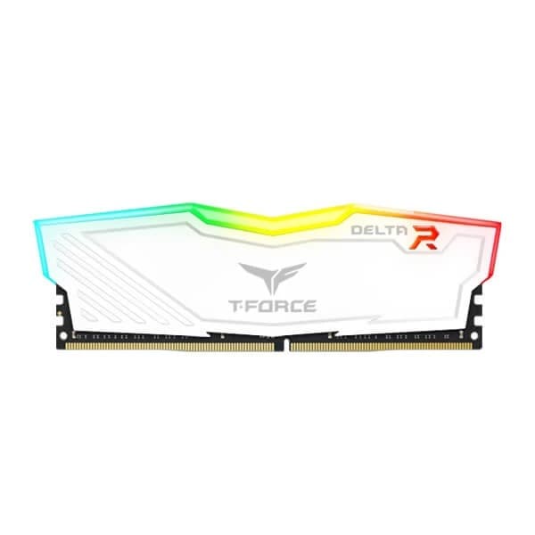 TeamGroup T-Force Delta RGB 32GB (32GB X 1) DDR4 Ram 3600Mhz White - 1