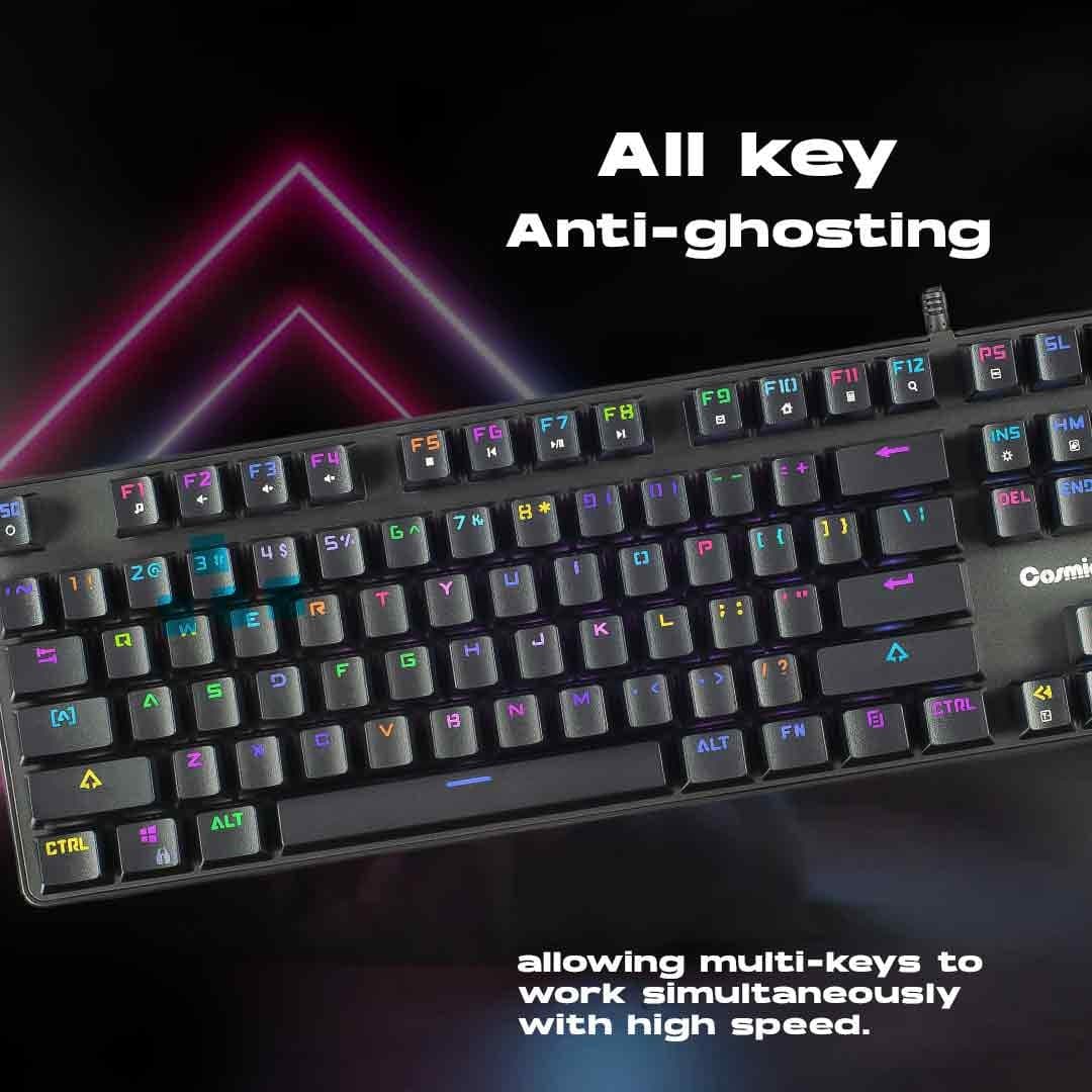 Cosmic Byte CB-GK-34 Firefly Hot Swappable Keyboard with Outemu Red Switches - 5