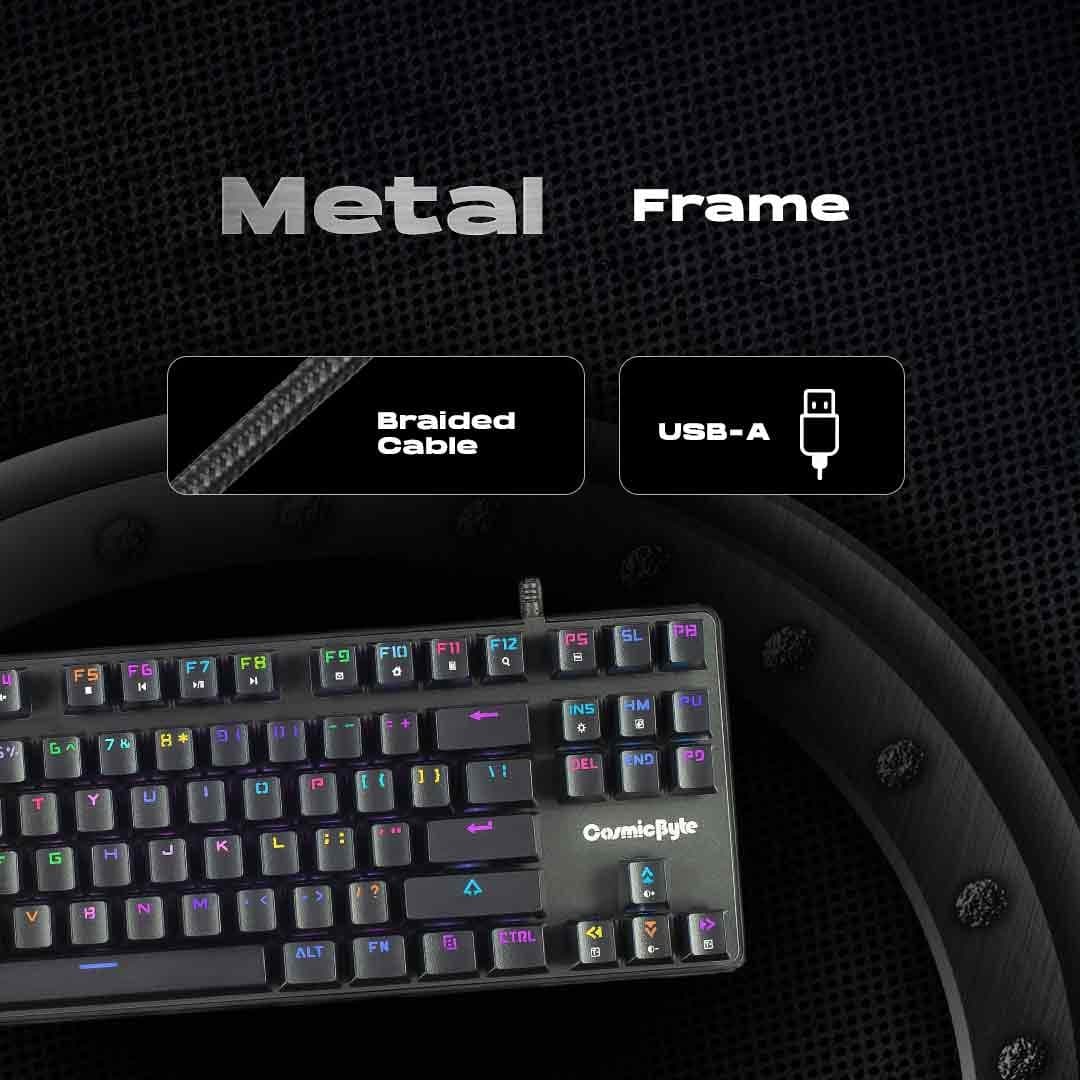 Cosmic Byte CB-GK-34 Firefly Hot Swappable Keyboard with Outemu Red Switches - 3