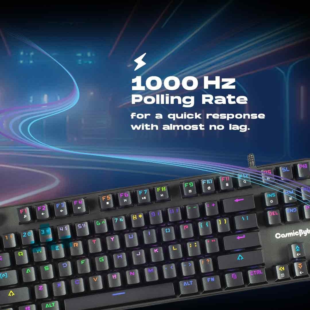 Cosmic Byte CB-GK-34 Firefly Hot Swappable Keyboard with Outemu Red Switches - 4