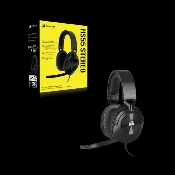 Corsair HS55 Stereo Gaming Headset (Black) - 5