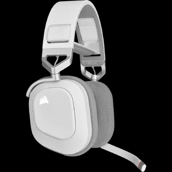 Corsair HS80 RGB USB WIRELESS Gaming Headset (White) - 5