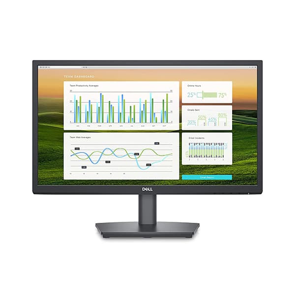 Dell E2222HS, Black Full HD (1080p) 1920 x 1080 at 60 Hz, VA Panel, HDMI, DP, VGA Port, with Speaker - 1