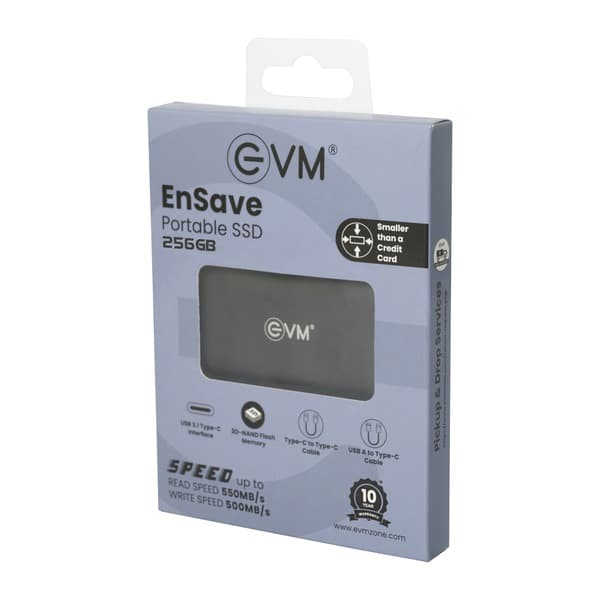 EVM ENSAVE PORTABLE SSD 256GB - 2
